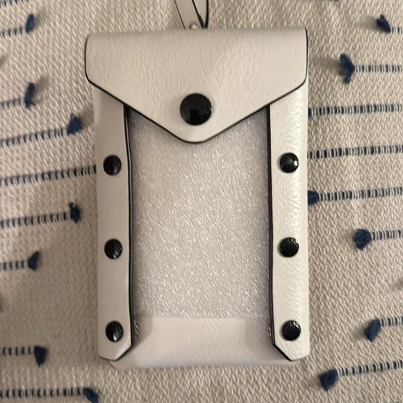 Rag & Bone Stylish Leather White Crossbody Bag - Picture 8 of 12